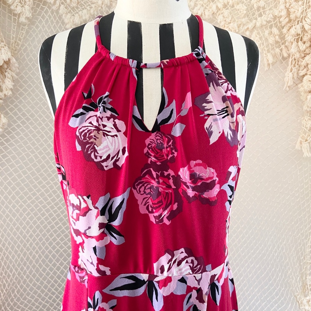 Candie’s Red floral maxi dress - Picture 5 of 9